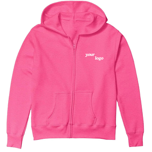 Sudadera con capucha unisex personalizada, de corte regular, con cremallera, de alta calidad, estilo urbano, ecológica, con estampado digital ODM. - Product Image 4