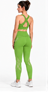 Women <b>Yoga</b> Set Removable Pad Sports Bra High Waist Leggings Two Piece Seamless Stretch Workout Suit Gym Fitness <b>Pilates</b> <b>Yoga</b> - Product Image 4