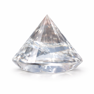 Cristal de Cuarzo Transparente Natural en Forma de Diamante, Corte de Precisión, Piedra Sphatik Transparente - Product Image 2