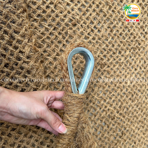 ผ้าใบกันแดดใยมะพร้าวทอมือ เป็นมิตรต่อสิ่งแวดล้อม ทำจากใยมะพร้าวธรรมชาติ 100% หนา 5 มม. สำหรับใช้กลางแจ้ง ลานบ้าน ชายหาด ผลิตในเวียดนาม - Product Image 5