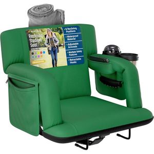Chaise inclinable de qualité supérieure avec dossier pour sièges de stade - Product Image 1