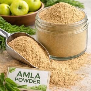 WARRLY Polvo Herbal Orgánico de Amla, 99% Rico en Vitamina C, Extracto de Fruta Natural, Envase de Plástico de Grado Alimenticio, Fabricante a Granel, OEM - Product Image 1