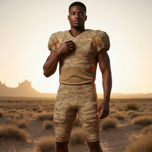 Custom American Football Uniform Full Kit Sublimated Jersey Trousers Set For Adult Youth Professional <b>Match</b> Practice - Product Image 6