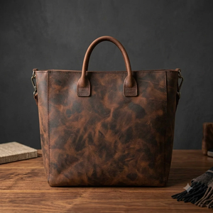 Sacs à main décontractés pour femmes en cuir 100% véritable, personnalisables OEM ODM, en solde, avec impression de logo personnalisé, durables, résistants à l'eau et antivol - Product Image 6