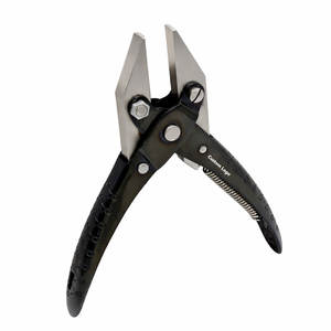 Pince parallèle professionnelle demi-ronde plate 140 mm en acier inoxydable de haute qualité pour la fabrication de bijoux de précision et l'artisanat - Product Image 1