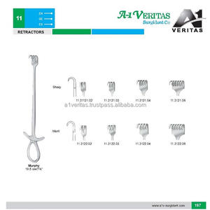 Retractor Quirúrgico Manual VERITAS A-1 de Calidad Premium, Tipo Murphyy, Afilado y Cónico, 19.5 cm, Reutilizable, para Retracción de Tejidos - Product Image 6