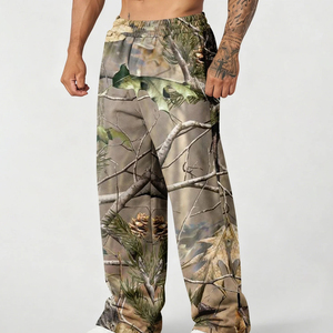 Pantalon de jogging décontracté en toile polaire pour homme Rapid Sports, taille mi-haute, coupe ajustée, respirant, anti-plis, séchage rapide, léger - Product Image 4