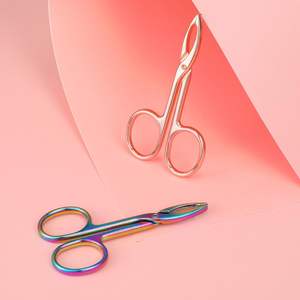 Pinzas de Acero Inoxidable Hechas a Mano (2 Piezas), Pinzas para Cejas con Punta Inclinada, Depilador de Vello, Reutilizables, Duraderas, Cuidado Facial para Hombres - Product Image 3