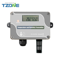 Controlador de Clima Inteligente para Automatización de Edificios Tzone THT03R, Montado en Pared, con Salida RS485, Sensor de Temperatura y Humedad