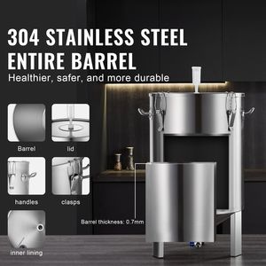 Fusto Fermentatore da 16 Galloni in Acciaio Inossidabile 304 per Birra Fatta in Casa - Forniture Essenziali per la Produzione Domestica di Birra - Product Image 2