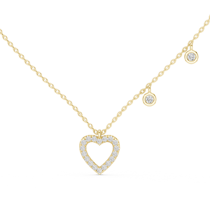 Lab Grown Diamond Necklace in Gold with Certificate Premium Fine <b>Jewellery</b> Elegant Designer Fashion Gift Accessory - Product Image 1