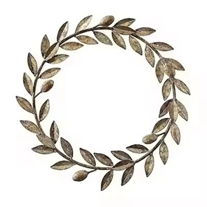 Brotherhood Overseas Handmade Metal Wire Flower Wreath Indoor Christmas Decoration <b>Hanging</b> Garland Front Door Party Display 3 - Product Image 3