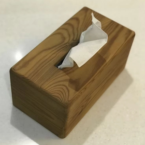 Elegant Classic Handmade <b>Tissue</b> <b>Box</b> in MDF and Acacia Wood Bone Inlay Wooden Holder for Tabletop Gift or Home Interiors - Product Image 5
