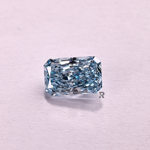 Diamant de laboratoire CVD HPHT de forme Radiant, bleu intense fantaisie, certifié IGI, 1,00-5,00 carats, clarté VS1, pour la joaillerie, vente en gros. - Product Image 5