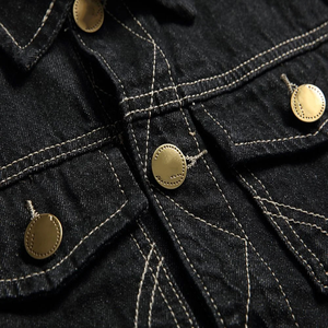 Chaleco Utilitario de Mezclilla Transpirable Antipilling Estilo Japonés con Cuello en V para Hombre, Chaleco sin Mangas con Múltiples Bolsillos y Cremallera Frontal, Camisa Cargo - Product Image 6