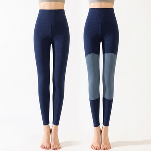 Women's Winter Modern High Waist Thick <b>Fleece</b> Lined Thermal <b>Leggings</b> with Soft Knitted 160g Polyester Fabric and Mid-Calf Fit - Product Image 6