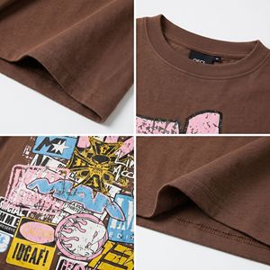 เสื้อยืด SHH แขนสั้น คอกลม พิมพ์ลายเต็มตัว ผ้าทอ 220gsm ทรงปกติ หนักแน่น 100% โพลีเอสเตอร์ สำหรับผู้ชาย สไตล์สตรีทแวร์ แห้งเร็ว - Product Image 3