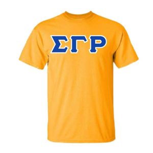 เสื้อยืด Sigma Gamma Rho ลายตัวอักษร  แบบยูนิเซ็กซ์ ผ้าฝ้าย คอกลม แขนสั้น เสื้อผ้าชมรมกรีก สไตล์ลำลอง สตรีทแวร์  แบบสั่งทำ - Product Image 2
