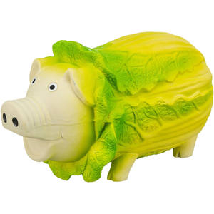 Jouet à mâcher pour animaux de compagnie en forme de chou vert clair 23 cm - Product Image 1