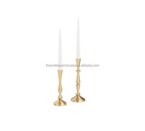 Wholesale Modern Aluminium Candle Stick <b>Holder</b> Handmade <b>Gold</b> Metal candle <b>Holder</b> for Home & Garden Decoration Candle <b>Holders</b> - Product Image 3