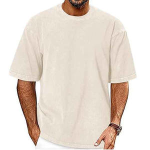 T-shirt homme ample en coton, coupe décontractée, respirant, tissu doux, pour l'été, usage quotidien, streetwear, mode, confortable, détente - Product Image 1