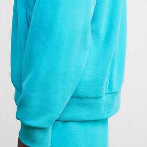 Survêtements personnalisés pour femmes, grammage lourd 500 GSM 350 GSM, en molleton polyester/coton, avec broderie, comprenant un sweat à capuche oversize et un short - Product Image 4