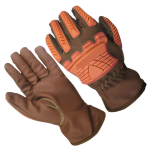 Guantes de Seguridad Industriales de Nuevo Diseño, Guantes de Construcción de Cuero de Vaca, Resistentes al Calor y a las Chispas, para Protección de Manos - Product Image 1