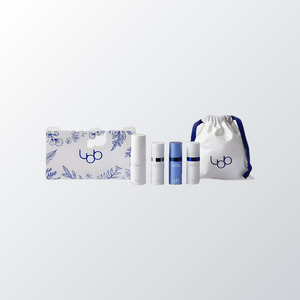 ชุดเครื่องสำอาง LBB Travel Kit โทนเนอร์ 20 มล. / ครีม 10 มล. / โฟมล้างหน้า 10 มล. / เซรั่ม 10 มล. / กระเป๋า 130 x 150 มม. 20 มล. ผลิตภัณฑ์ดูแลผิวแบบเกาหลี - Product Image 6