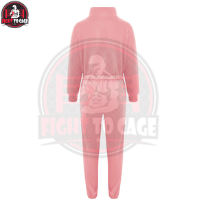 Ensemble de survêtement décontracté 2 pièces à prix de gros, meilleure matière avec logo personnalisé imprimé, hauts courts et survêtements pour femmes - Product Image 4