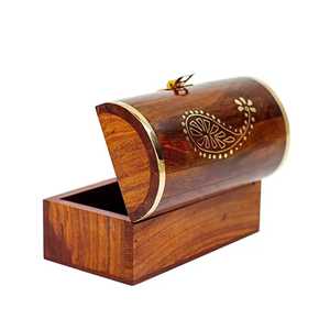 Japanese Style Wooden <b>Lunch</b> <b>Box</b> Divided <b>Compartment</b> Meal Container Smooth Wood Food Storage Case Eco Friendly Bento <b>Box</b> - Product Image 2