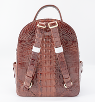Sac à dos de luxe en cuir étoxique pour femme, best-seller, capacité 20-35L, poignée rigide, dossier ergonomique, fermeture éclair, taille L24