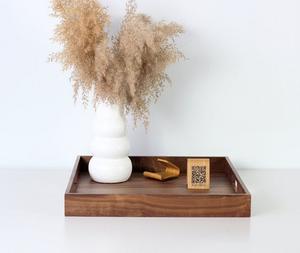 Plateau de service en bois d'olivier et résine, nouveau design personnalisé, pour hôtels, restaurants et maison par f s international - Product Image 4