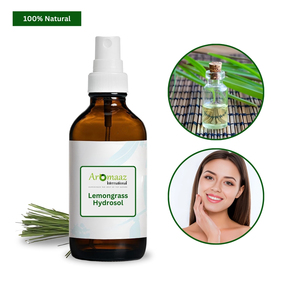Organic 100% Pure Lemongrass Hydrosol (Floral Water) Liquid Form with <b>Dried</b> Leaves - Product Image 3
