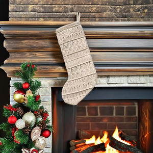 ถุงเท้าคริสต์มาสแบบทอ ถุงเท้าตกแต่ง - Product Image 1