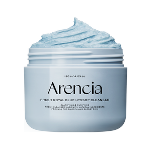 Crème Nettoyante Herbal à l'Hysope Bleu Royal Arencia en Promotion – Ingrédients Naturels Efficaces pour les Soins de la Peau - Product Image 1