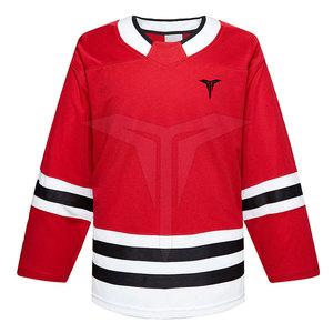 Jersey de Hockey sobre Hielo de Poliéster Transpirable de Alta Calidad Hecho en Pakistán, Colores y Tallas Personalizadas, Precio Bajo, Directo de Fábrica - Product Image 2