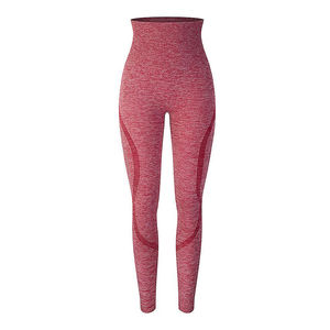 Leggings de yoga pour femmes à taille mi-haute, unis, avec poches, shorts de course sans couture, 220g, séchage rapide, respirants - Product Image 1