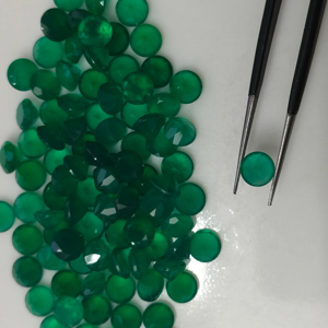 Onyx Vert Naturel 6MM Rond Taille Brillant Qualité Supérieure Pierre Précieuse Libre pour la Fabrication de Bijoux Red Mountain Gems - Product Image 3