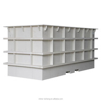 Réservoir de stockage d'éthane Réservoir de mélange de produits chimiques Conception Réservoir carré en plastique