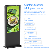 Affichage publicitaire sur pied avec partage WIFI et Bluetooth pour la publicité de rue, kiosque tactile, écran étanche IP66