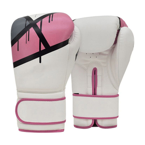 Gants de boxe de haute qualité, professionnels, Muay Thai, 14/oz, cuir de vachette, logo personnalisé, fournisseur de gants de boxe - Product Image 2