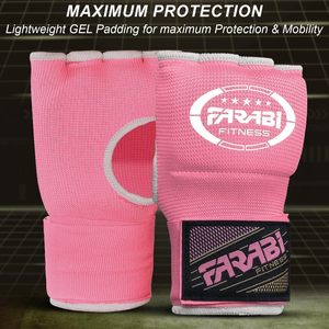 En gros Bandages de boxe roses écologiques, durables et respirants, sans doigts, pour soutien d'entraînement MMA Muay Thai - Product Image 5