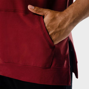 Sudadera sin mangas estampada para hombre, personalizada, a la moda, deportiva, atlética, con bajo MOQ, al por mayor, de material suave y flexible. - Product Image 5