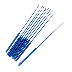Vaslcare Titanium Rhoton Classe I Certifié CE 21cm Micro-crochet nerveux manuel, Crochet vasculaire, Spatules de dissection en acier inoxydable - Product Image 2