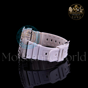 Montre de luxe unisexe en alliage, quartz irrégulier, 41 mm, analogique, date, verre saphir, bracelet en cuir, fermoir à boucle, résistance à l'eau 10 bars - Product Image 3