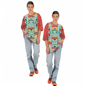 เสื้อยืดผู้หญิงใส่สบาย ผลิตสำหรับการสั่งซื้อจำนวนมากและพิมพ์โลโก้ เสื้อยืดผู้หญิง - Product Image 3