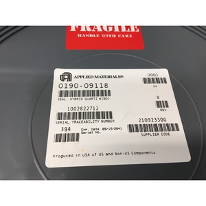 AMAT 0190-09118 <b>Seal</b>, Hybrid Quartz Window, 127565 - Trusted Global Legacy Semiconductor Equipment and Parts at - Product Image 1
