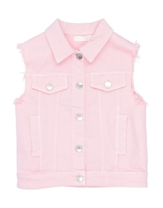 Chaqueta Vaquera sin Mangas Personalizable para Niñas, de Alta Calidad, Transpirable, 100% Algodón, Ropa Casual de Invierno - Product Image 4