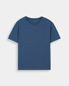 T-shirts pour hommes, style personnalisé, tendance, t-shirt en coton bleu pour hommes, t-shirt de haute qualité fabriqué au Pakistan, logo personnalisé OEM - Product Image 6