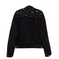 Nouvelle Veste en Jean Longue et Oversize pour Femme, Style Décontracté Hiver avec Doublure en Fourrure, Logo Personnalisé OEM, Veste en Jean Tendance pour Femme